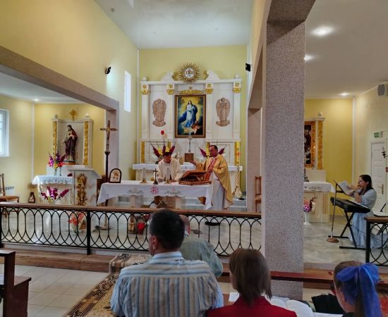 Obraz do wydarzenia Нашы парафіяне наведалі адпустовую ўрачыстасць у Палачанах